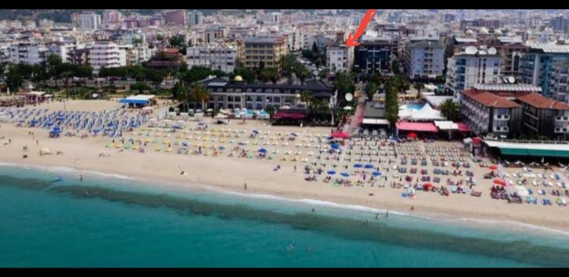 Kleopatra Beach Dublex Flat Alanya Exteriör bild