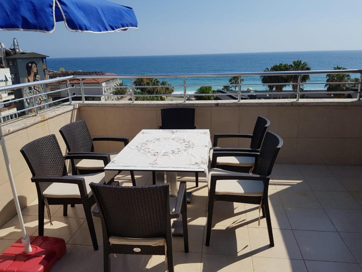 Kleopatra Beach Dublex Flat Alanya Exteriör bild